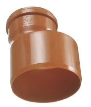 PVC kloakreduktion høj 160 mm x 110 mm rød